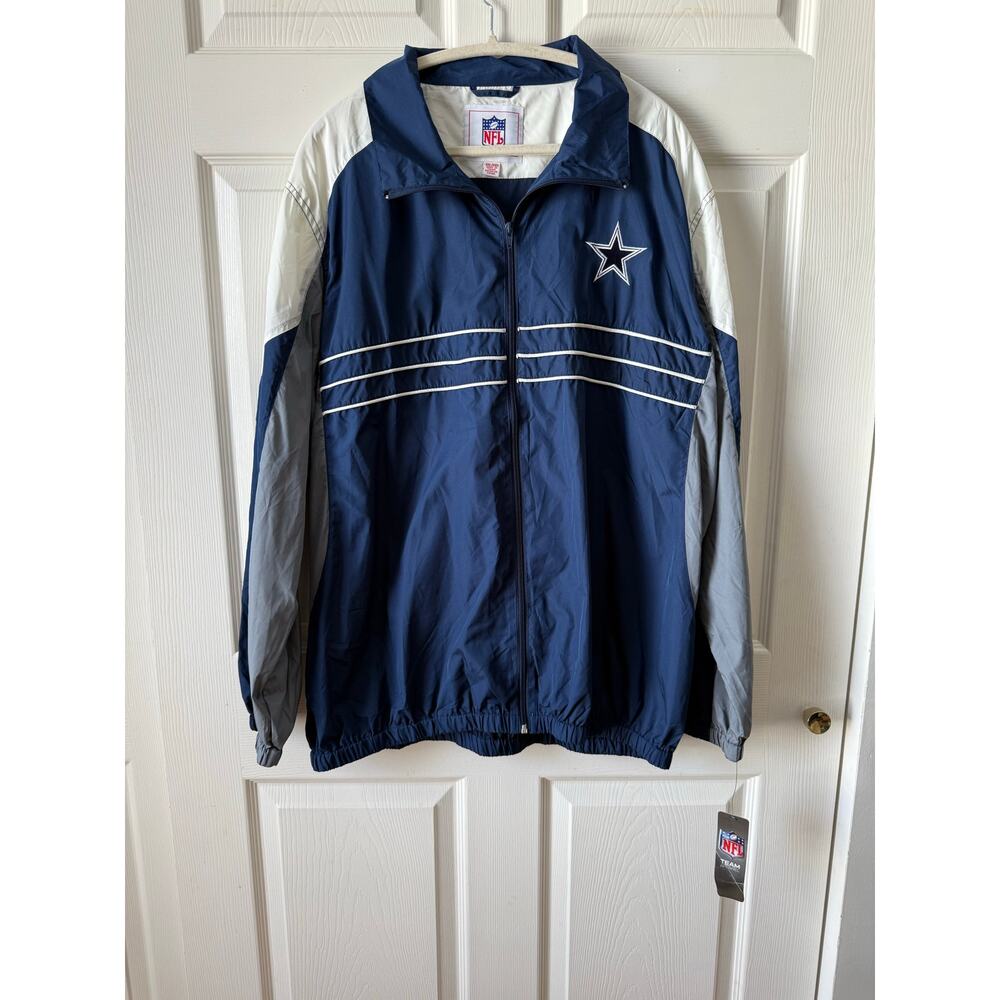 Dallas Cowboys NFL Windbreaker Jacket NWT Oversized Streetwear Size XXL